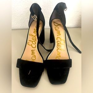 Sam Edelman Black Strappy Heels